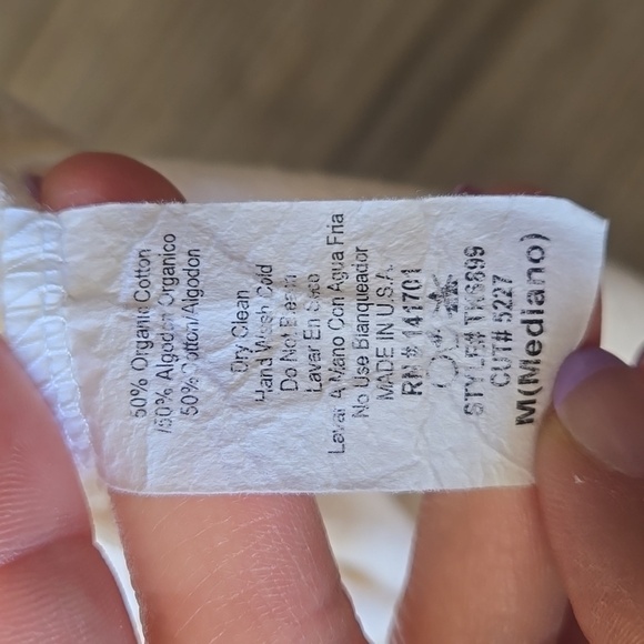 1.4.3. Story by Line Up White and Gray Muscle Tee - Picture 5 of 5